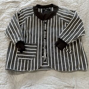 Meme Kidswear Striped Toddler Jacket (4T)